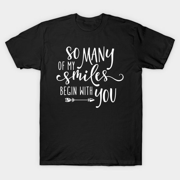 Smiles with You T-Shirt by giantplayful